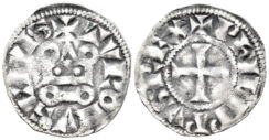 France. Royal. Philippe IV le Bel. 1285-1314. Billon Denier tournois (1.12g, 19mm). Duplessy 223