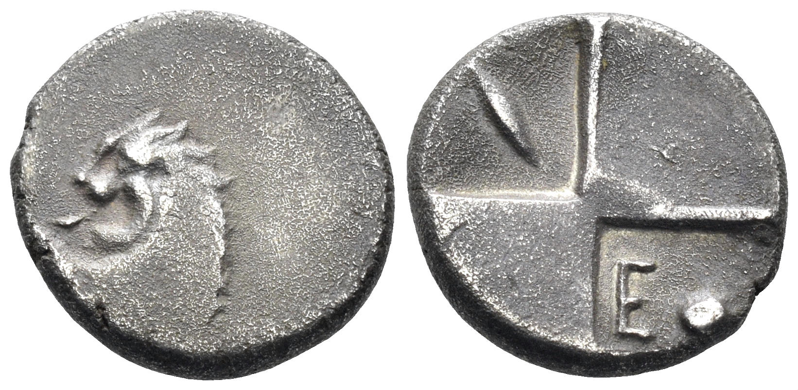 Thrace, Chersonesos. 357-320 BC. AR Hemidrachm (2.11g, 14mm). McClean 4101