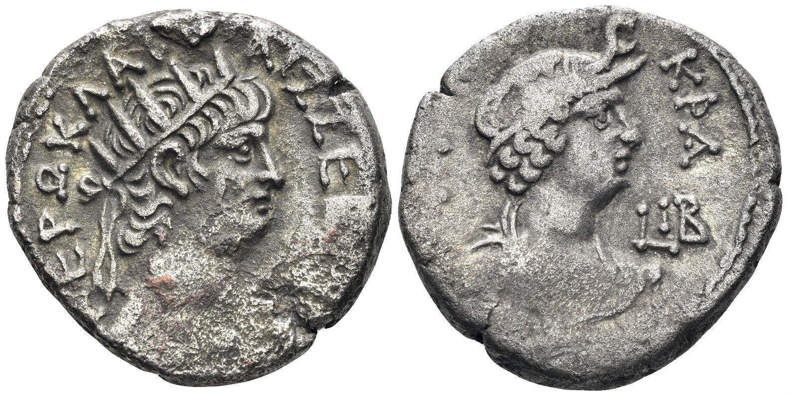Egypt, Alexandria. Nero. 54-68 AD. BI Tetradrachm (11.18g, 24mm). Dated RY 12 (65/6 AD). RPC I 5289