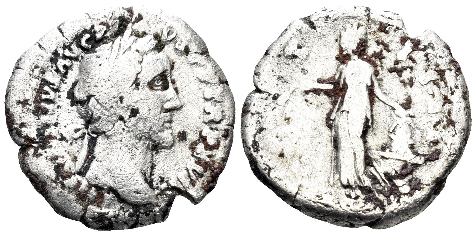 Antoninus Pius. 138-161 AD. AR Denarius (2.90g, 18mm). Rome mint. Struck 154/5 AD. RIC 239