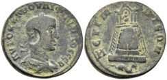 Commagene, Zeugma. Philip II. 247-249 AD. AE Tetrassarion (16.40g, 30mm). SNG Copenhagen 35