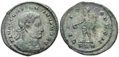 Constantine I, as Caesar. 306-309 AD. AE Follis (7.65g. 28mm). Londinium mint. Struck 307 AD. RIC 88b