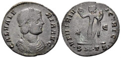 Galeria Valeria, Augusta. 293-311 AD. AE Follis (5.31 gm, 24mm). Thessalonica mint. Struck 308-310 AD. RIC 36