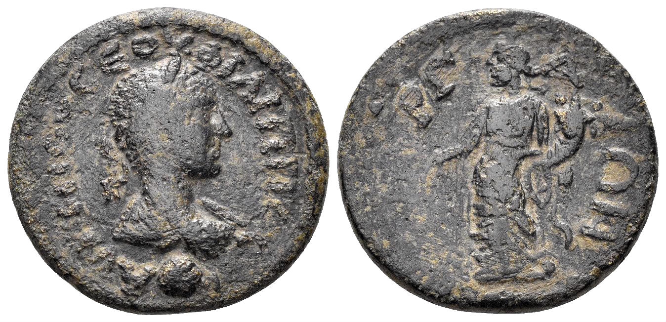 Pamphylia, Perge. Philip II, 247-249 AD. AE 24mm (7.72 gm). SNG Copenhagen 348