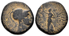 Seleukis and Pieria, Apameia. 1st century BC. AE 19mm (6.95 gm). Dated Year 3 (39/8 BC). RPC I 4336