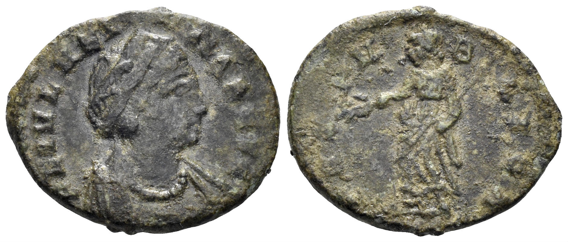 Helena, Augusta. 324-328/30 AD. AE4 (1.81g, 17mm). Constantinople mint. Struck 330 AD. RIC 33