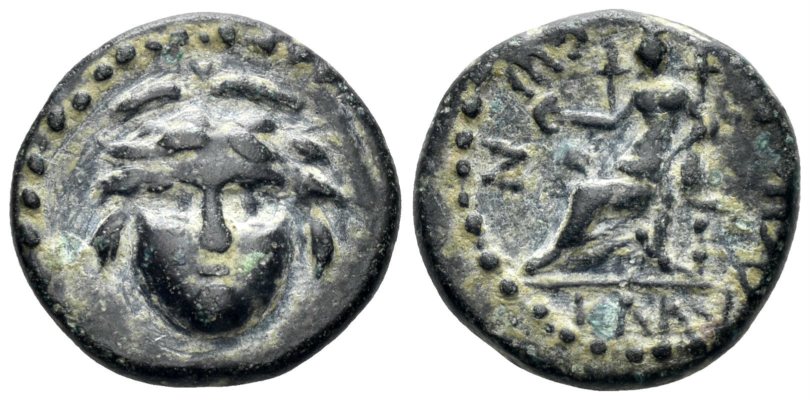 Lykaonia, Eikonion. 2nd century AD. AE mm (2.57g, 14mm). Von Aulock, Lykaon. 252