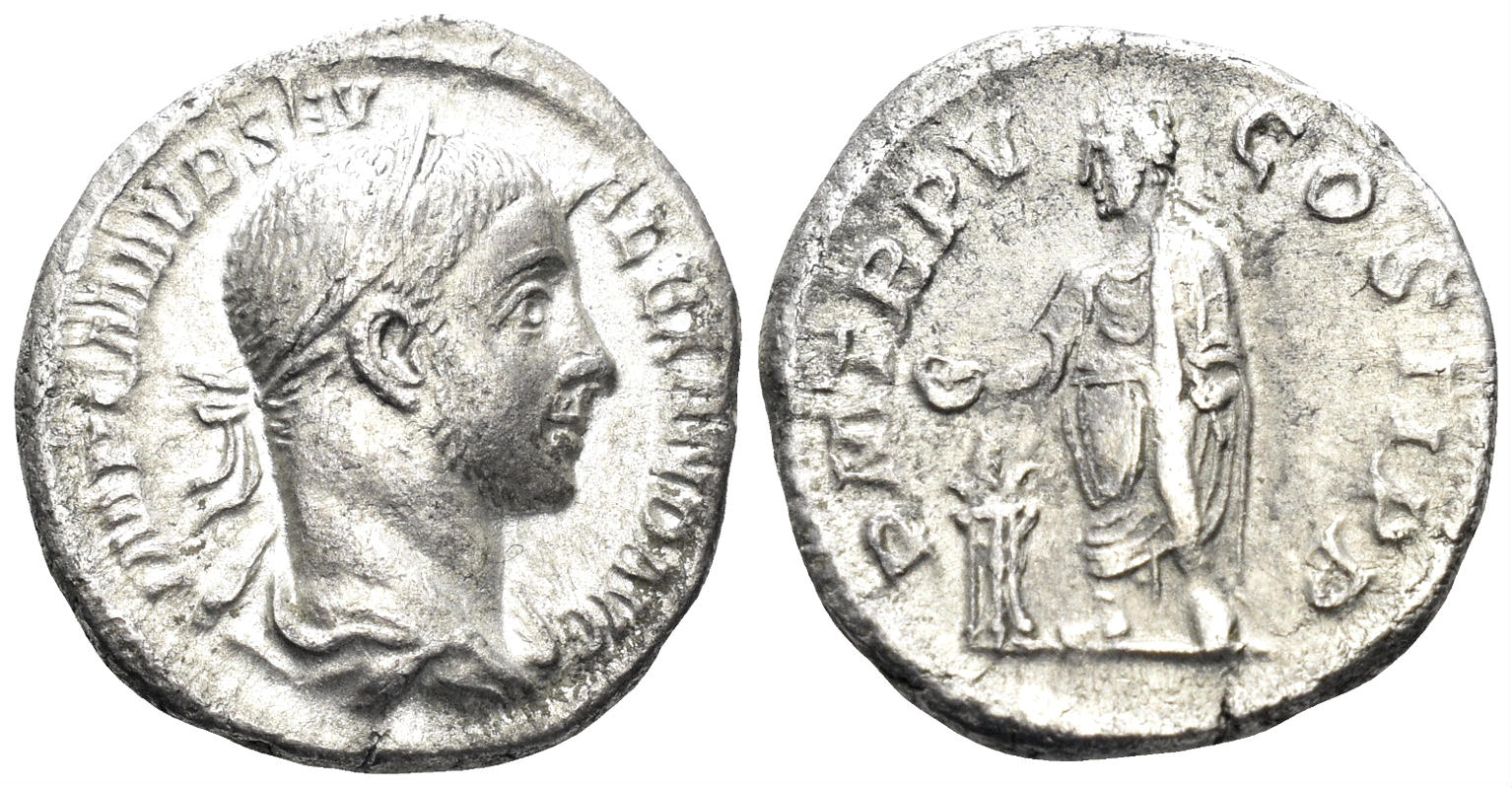 Severus Alexander. 222-235 AD. AR Denarius (3.49g, 19mm). Rome mint. Struck 226 AD. RIC 55