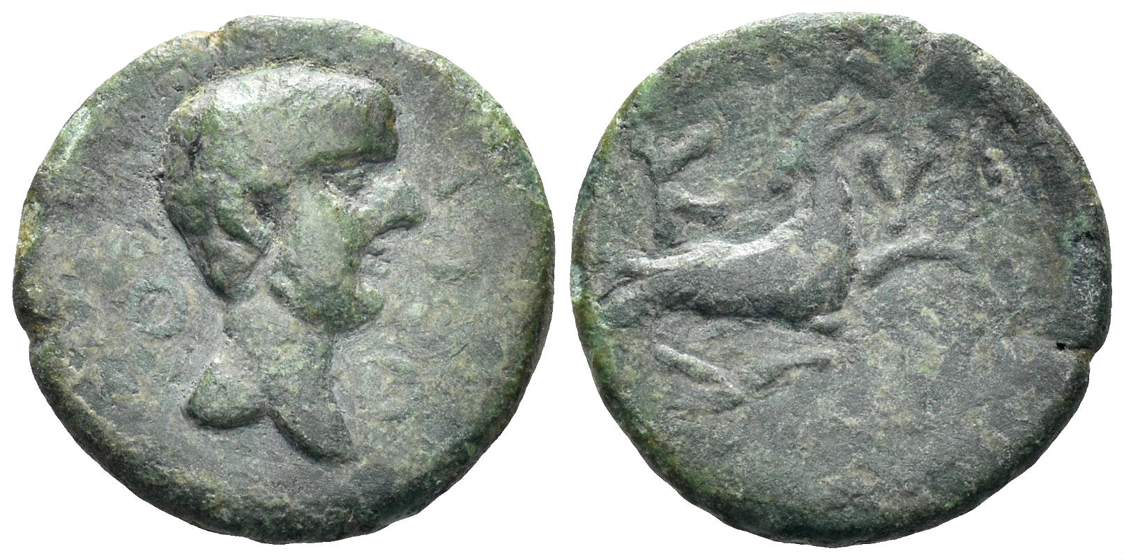 Mysia, Kyzikos. Uncertain emperor (Caligula, Augustus or Claudius). 1st century AD. AE 15.5mm (1.83g). RPC I 2247