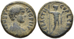 Samaria, Sebaste. Geta, as Caesar. 198-209 AD. AE 21mm (8.20g). Dated CY 226 (201/2 AD). Rosenberger 24