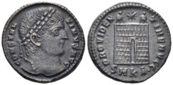 Constantine I ‘the Great’. 307-337 AD. AE Follis (3.18g, 18mm). Cyzicus mint. Struck 324/5 AD. RIC 34