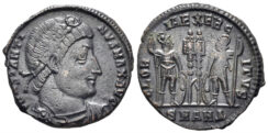 Constantine I ‘the Great’. 307-337 AD. AE Follis (2.13g, 17mm). Antioch mint. Struck 330-3 AD. RIC 85