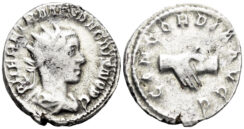Herennius Etruscus, as Caesar. 249-251 AD. AR Antoninianus (4.64g, 22mm). Rome mint. Struck 250/1 AD. RIC 138