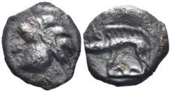 Celtic Northeast Gaul. Leuci. Circa 60/50-30/25 BC. Cast Potin (3.61g, 18mm). Scheers, Seine Mar., 959