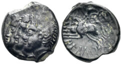 Celtic Northeast Gaul, Remi. Circa 1st century BC. AE 15mm (2.45g). Scheers 519