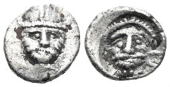 Kilikia, uncertain mint. 4th century BC. AR Hemiobol (0.36g, 8mm). Troxell-Kagan pl. LXIV, 23a (legend not noted)