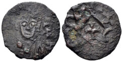 Axum. Hethasas. Early 7th Century-620. CU (0.79g, 14mm). Munro-Hay type 141