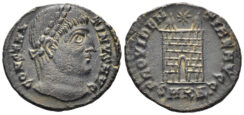 Constantine I ‘the Great’. 307-337 AD. AE Follis (2.54g, 19mm). Cyzicus mint. Struck 324/5 AD. RIC 34