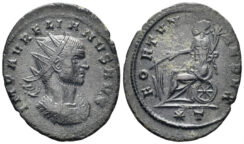 Aurelian. 270-275 AD. AE Antoninianus (3.38g, 23mm). Siscia mint. Struck early-mid 271 AD. RIC 220