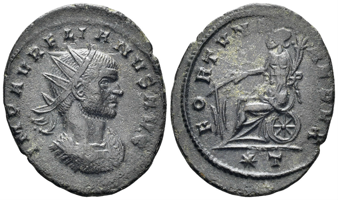 Aurelian. 270-275 AD. AE Antoninianus (3.38g, 23mm). Siscia mint. Struck early-mid 271 AD. RIC 220