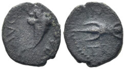 Asia Minor. Uncertain mint. Trajan. 98-117 AD. AE “Quadrans” (1.47g, 14mm). RPC III 6544
