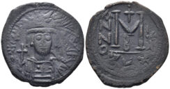 Heraclius. 610-641. AE Follis (10.86g, 29mm). Constantinople mint. Dated RY 2 (611/2). SB 804