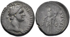 Domitian. 81-96 AD. AE As (10.26g, 27mm). Rome mint. Struck 86 AD. RIC 756