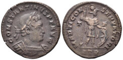 Constantine I ‘the Great’. 307-337 AD. AE Follis (3.47g, 20mm). Treveri mint. Struck 315/6 AD. RIC 862