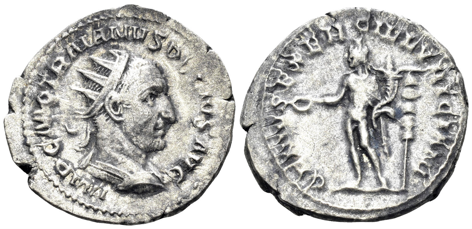 Trajan Decius. 247-249 AD. AR Antoninianus (3.62g, 23mm). Rome mint. Struck 249/50 AD. RIC 16c