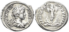 Caracalla. 198-217 AD. AR Denarius (3.38g, 20.5mm). Rome mint. Struck 201 AD. RIC 54b