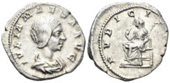 Julia Maesa, Augusta. 218-222 AD. AR Denarius (3.87g, 19mm). Rome mint. Struck 218-20 AD. RIC 268