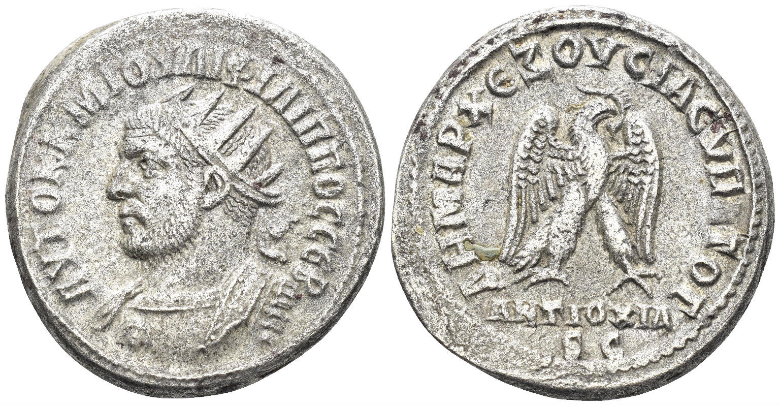 Seleucis and Pieria, Antioch. Philip I. 244-249 AD. AR Tetradrachm (12.55g, 27mm). Struck 248 AD. Prieur 354