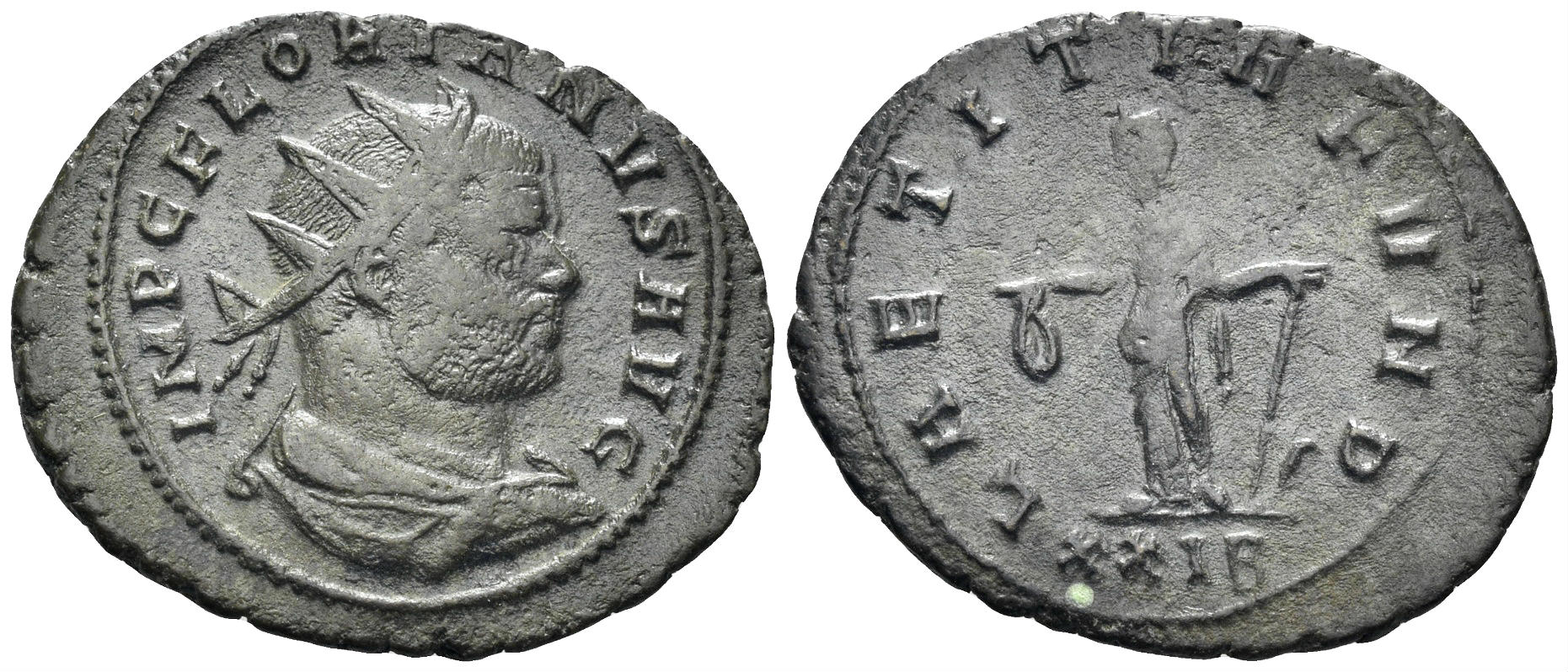 Florian. 276 AD. AE Antoninianus (3.16g, 25mm). Rome mint. RIC 34