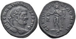Maximianus, first reign. 286-305 AD. AE Follis (9.98g, 27mm). Rome mint. Struck 296/7 AD. RIC 63