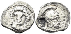 Kilikia, Tarsos. Datames. Satrap of Kilikia & Cappadocia. 384-361/0 BC. AR Stater (10.52g, 23mm). SNG von Aulock 5942
