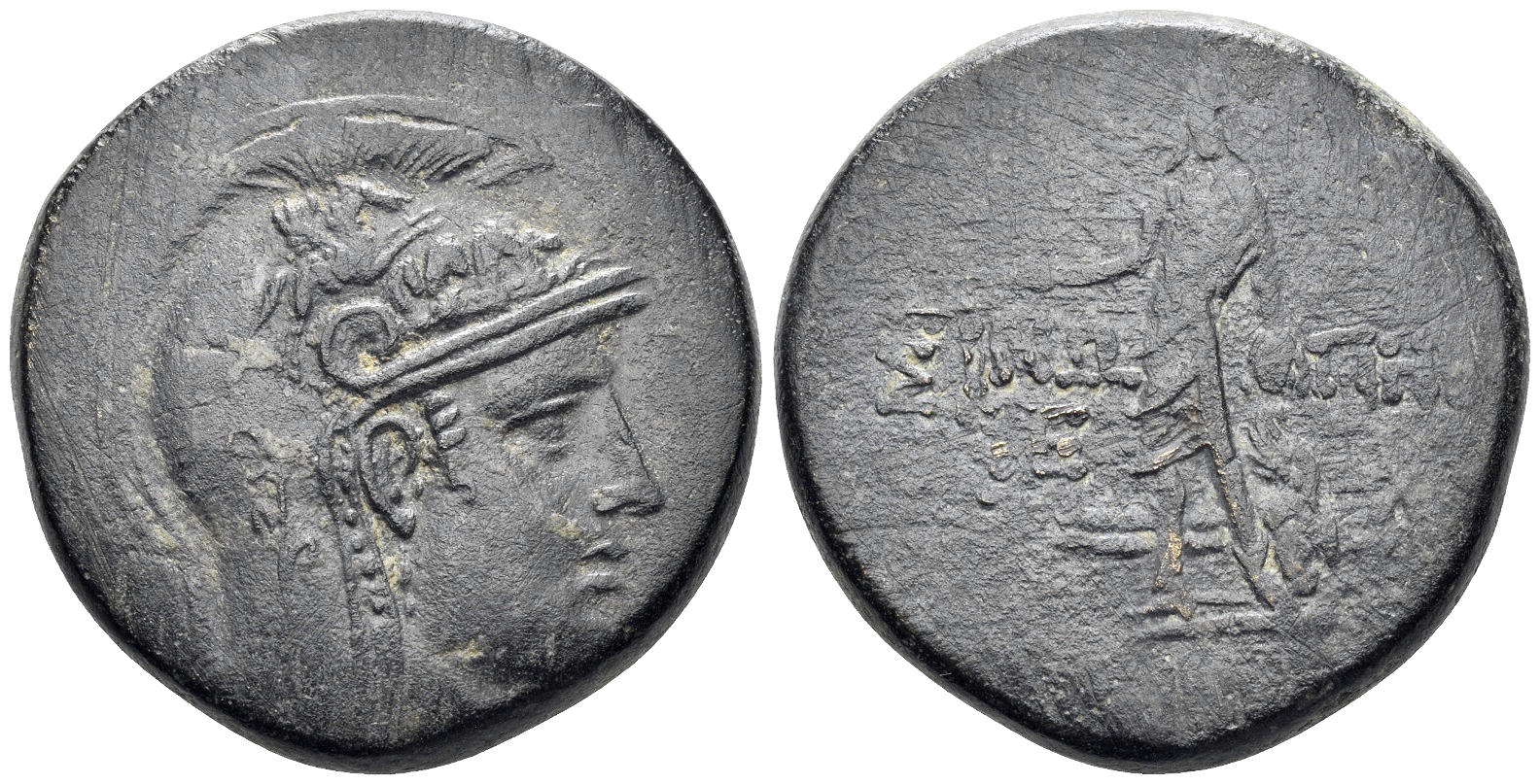 Pamphalogia, Sinope. Mithradates VI Eupator. Circa 85-65 BC. AE 28mm (18.85g). RG 62