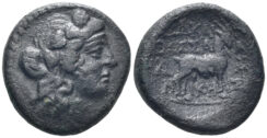 Macedon, Thessalonika. 187-31 BC. AE mm (9.00g, 21mm). SNG Copenhagen 346-8 var.