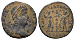 Constantius II. 337-361 AD. AE Follis (1.63g, 15.5mm). Antioch mint. Struck 337-41 AD. LRBC 1385