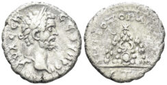 Cappadocia, Caesarea: Septimius Severus. 193-211 AD. AR Drachm (2.98g, 18mm). Dated RY 5 (196/7 AD). Sydenham 395