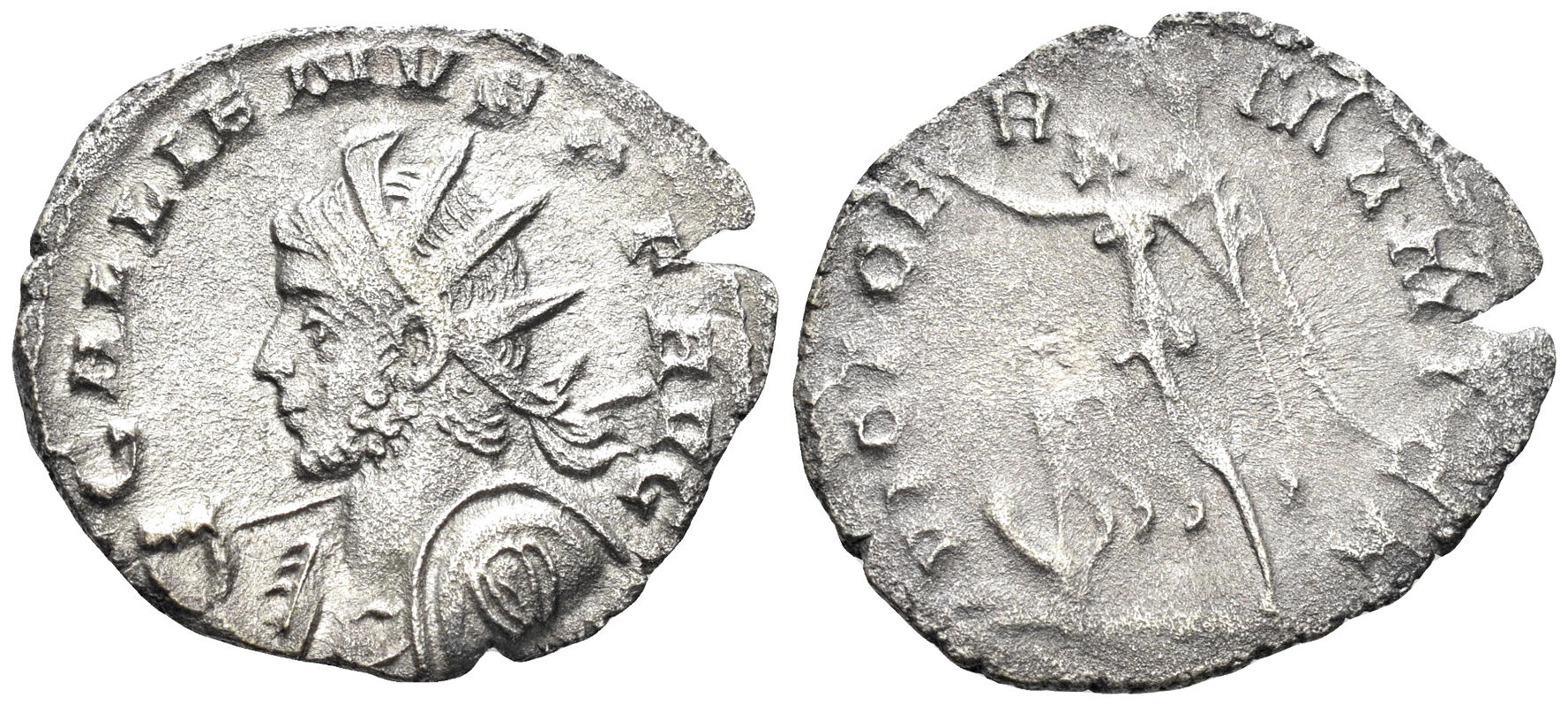 Gallienus. 253-268 AD. AR Antoninianus (2.14g, 22.5mm). Colonia Agrippinensis. Struck 258/9 AD. MIR 893i