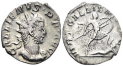 Gallienus. 253-268 AD. AR Antoninianus (2.39g, 20mm). Colonia Agrippinensis mint. Struck 258/9 AD. MIR 890h