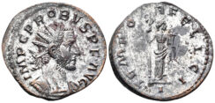 Probus. 276-282 AD. AE Silvered Antoninianus (3.68g, 23mm). Lugdunum mint. Struck 277 AD. RIC 104