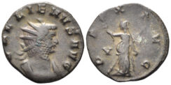 Gallienus. 253-268 AD. AE Antoninianus (2.80g, 19mm). Rome mint. Struck 260/1 AD. MIR 366x