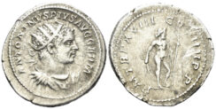 Caracalla. 198-217 AD. AR Antoninianus (5.00g, 24mm). Rome mint. Struck 216 AD. RIC 258a