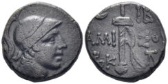 Pontos, Amisos. Time of Mithradates VI Eupator. Circa 100-85 BC. AE 19mm (7.01g). Malloy 32d