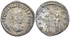Gallienus. 253-268 AD. Billon Antoninianus (3.24g, 22mm). Samosata mint. Struck 259 AD. MIR 1704b