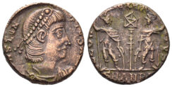 Constantius II. 337-361 AD. AE Follis (1.99g, 13mm). Antioch mint. Struck 337-41 AD. LRBC 1385