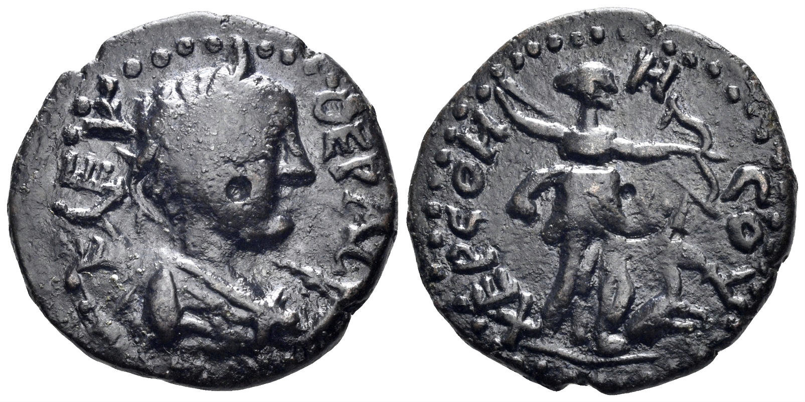Tauric Chersonesos. Time of Antoninus Pius. 138-161 AD. AE 20mm (4.41g). RPC IV.1 online 8886 var.