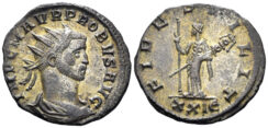 Probus. 276-282 AD. AE Silvered Antoninianus (3.33g, 21mm). Rome mint. Struck 276 AD. RIC 151