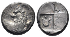 Thrace, Chersonesos. Circa 386-338 BC. AR Hemidrachm (2.18g, 13mm). McClean 4069-70